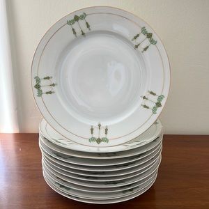 M Z Austria Fine China Plates